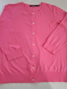 Lauren Ralph Lauren Cotton Cardigan  NWOT